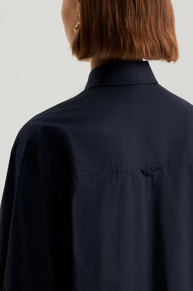 Shirts PARACHUTE COTTON SHIRT NAVY Scanlan Theodore Women