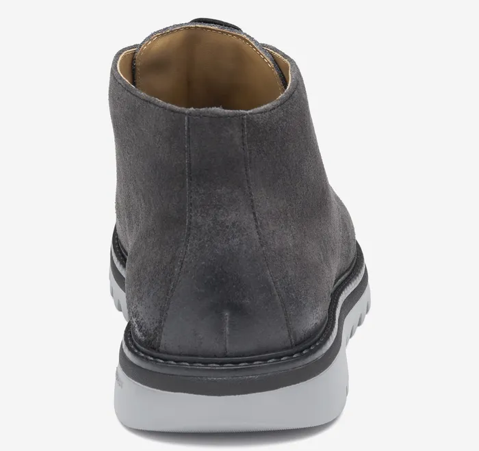 Shoes Braydon Chukka Charcoal Waxed Suede Johnston and Murphy Men