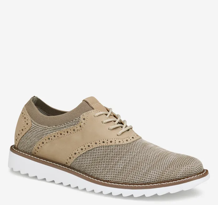 Shoes Johnston and Murphy Men Duncan Saddle Taupe Space Dye