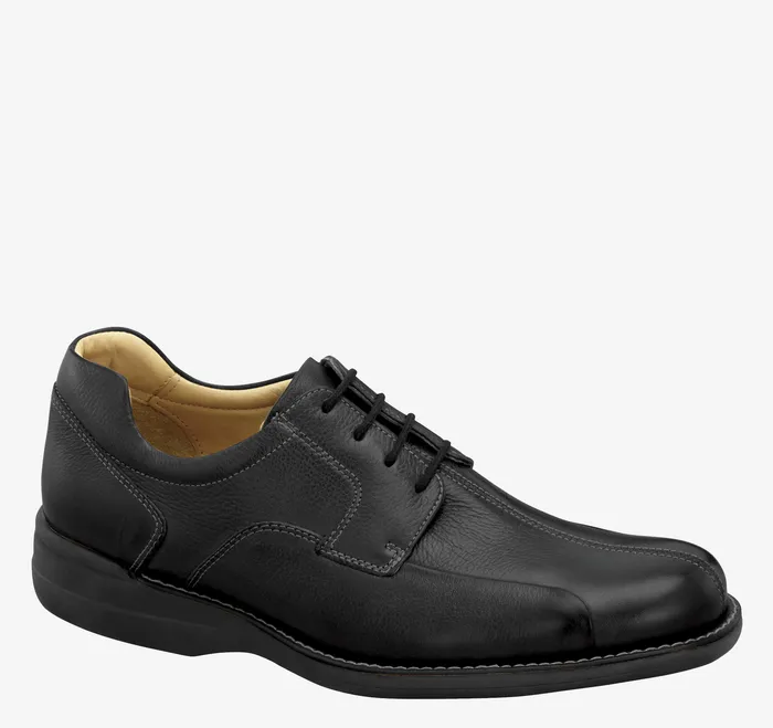 Shoes Johnston and Murphy Men Shuler Bicycle Black Tumbled Calf