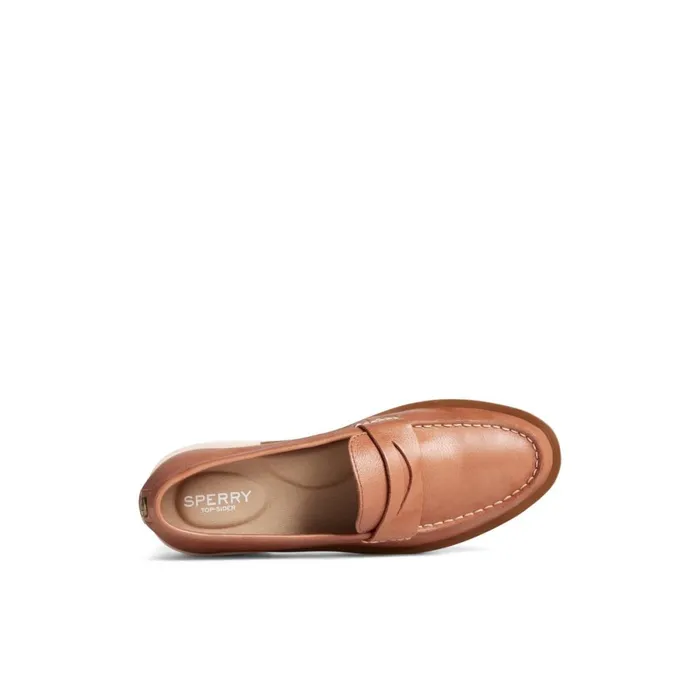 Shoes Women Sperry Lug Penny Loafer Medium Beige
