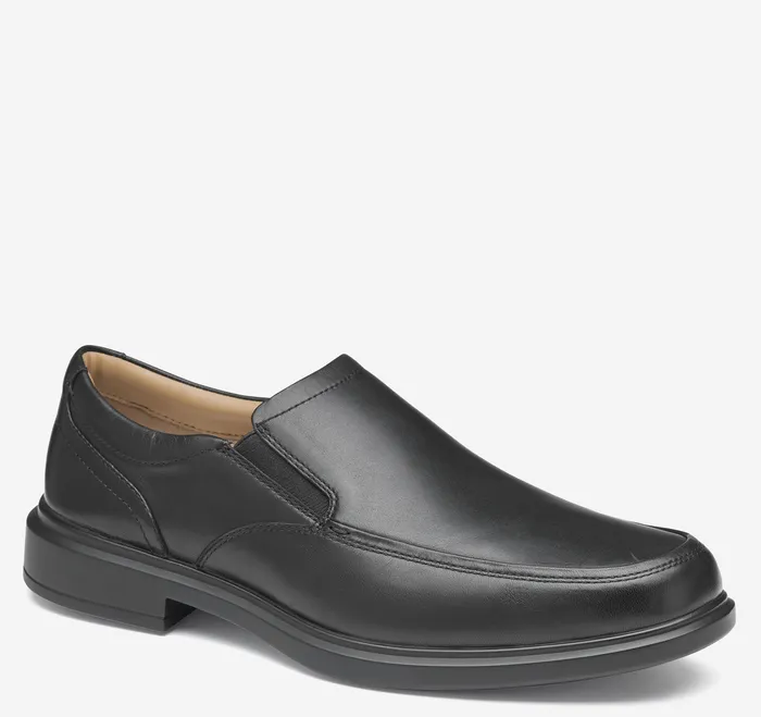 Shoes XC4 Stanton 20 Moc Venetian Loafer Black Full Grain 8211 Johnston and Murphy Men