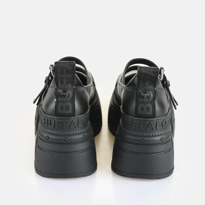 Shop Ballet Flats BUFFALO Gospher Ballerina Black