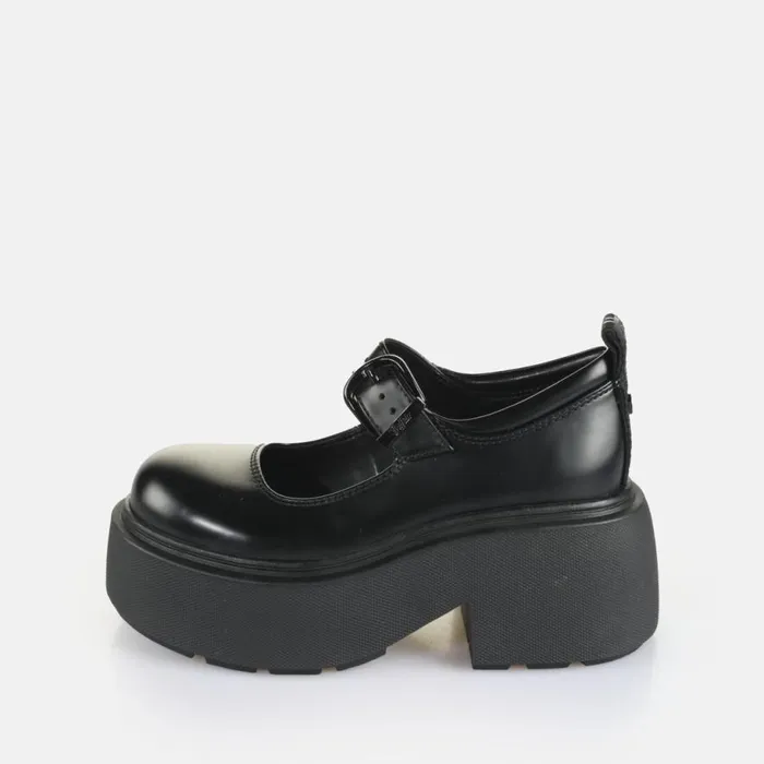 Shop Ballet Flats BUFFALO Vicious Ballerina Black