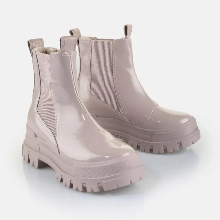 Shop Boots and AnkleBoots BUFFALO Aspha Chelsea Mid Warm Purple