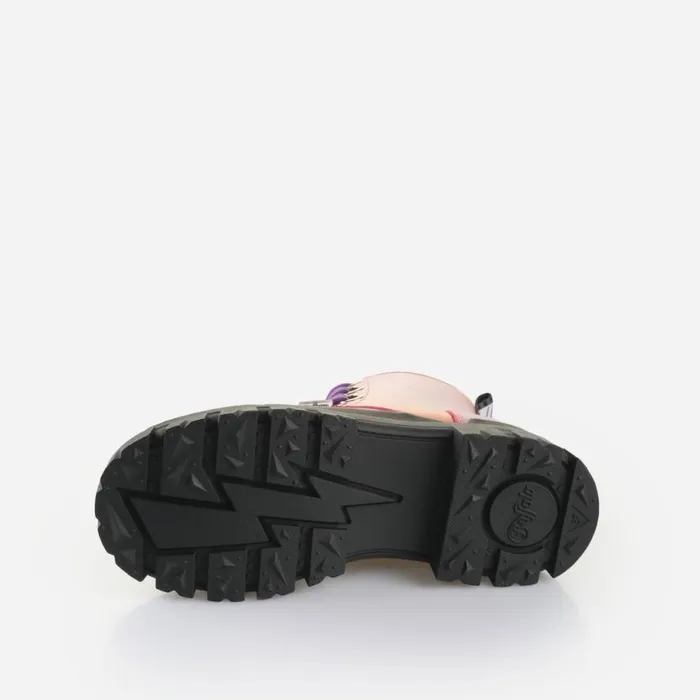 Shop Boots and AnkleBoots BUFFALO Aspha Lace Up Hi Pink