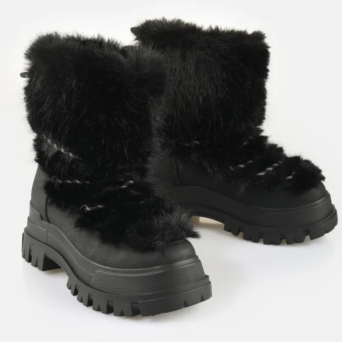 Shop Boots and AnkleBoots BUFFALO Aspha Moon Warm Black