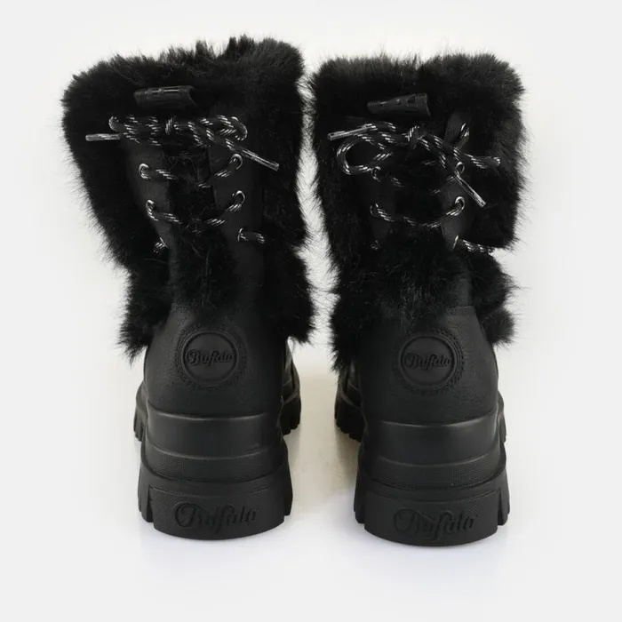 Shop Boots and AnkleBoots BUFFALO Aspha Moon Warm Black