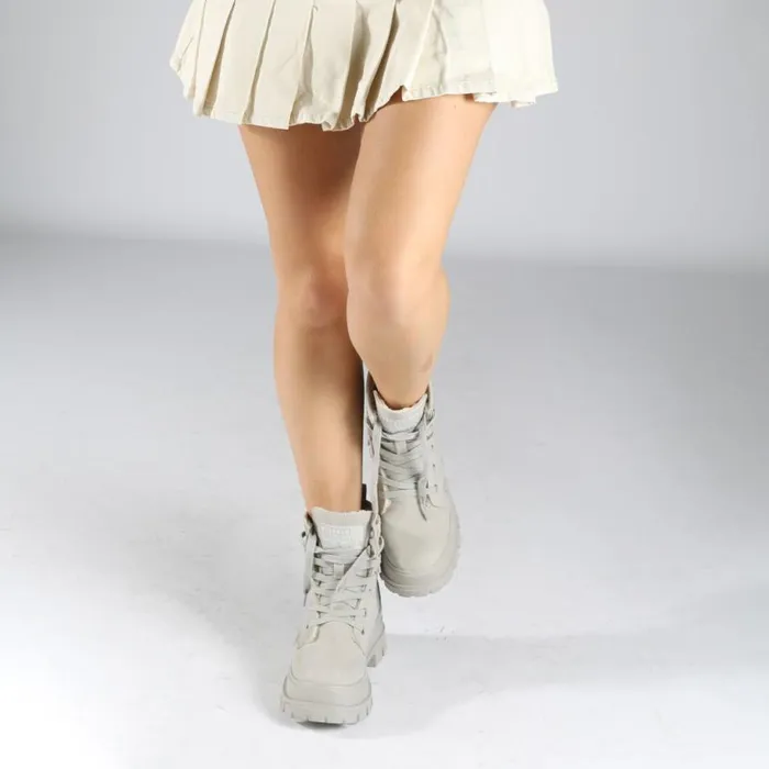 Shop Boots and AnkleBoots BUFFALO Aspha RLD Warm Grey