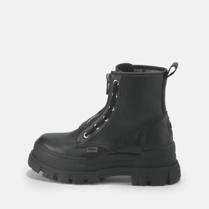 Shop Boots and AnkleBoots BUFFALO Aspha Zip Black