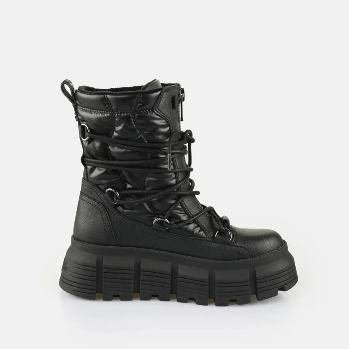 Shop Boots and AnkleBoots BUFFALO Ava Puffer Hike Black