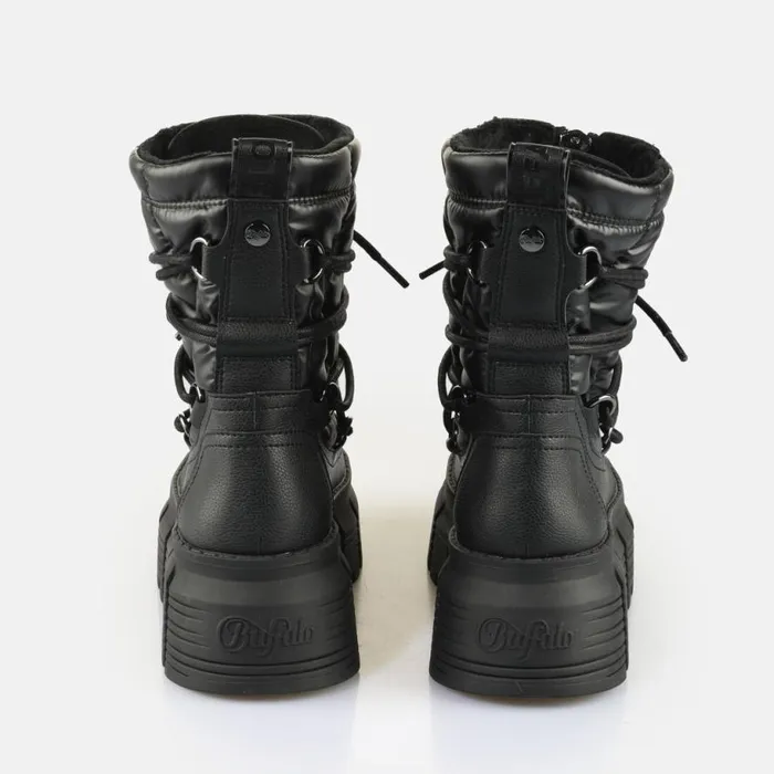 Shop Boots and AnkleBoots BUFFALO Ava Puffer Hike Black