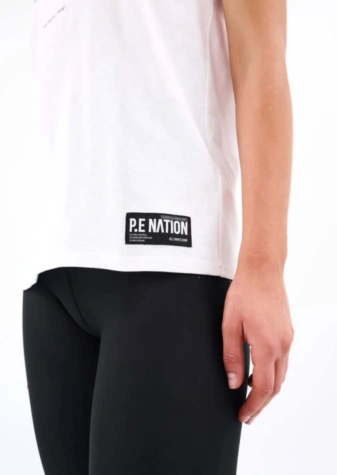 Shop DELGADO SINGLET IN OPTIC WHITE PE Nation Tees and Tanks
