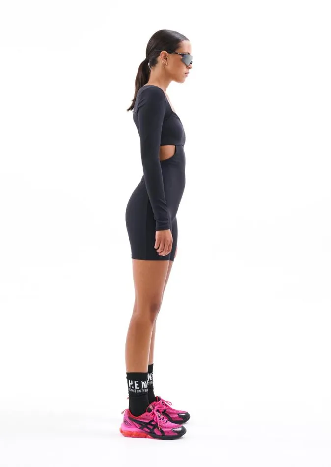 Shop FINAL FOUR UNITARD IN BLACK PE Nation Dresses and Bodysuits