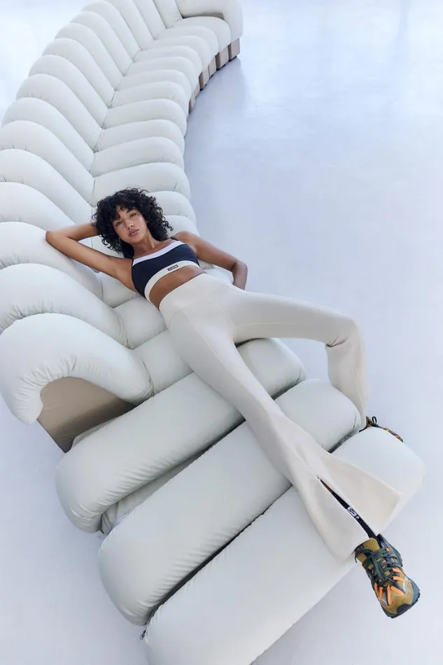 Shop FULL FORCE LEGGING IN PEARLED IVORY PE Nation Leggings