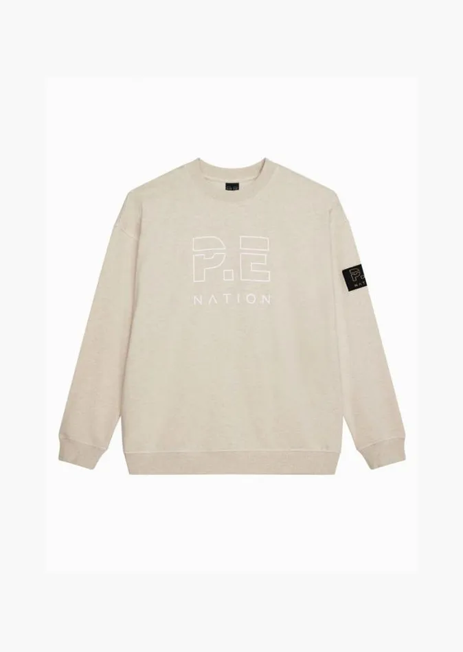 Shop HEADS UP SWEAT IN OATMEAL MARLE PE Nation Sweats