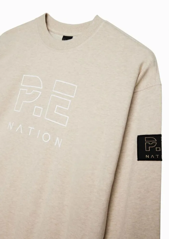 Shop HEADS UP SWEAT IN OATMEAL MARLE PE Nation Sweats
