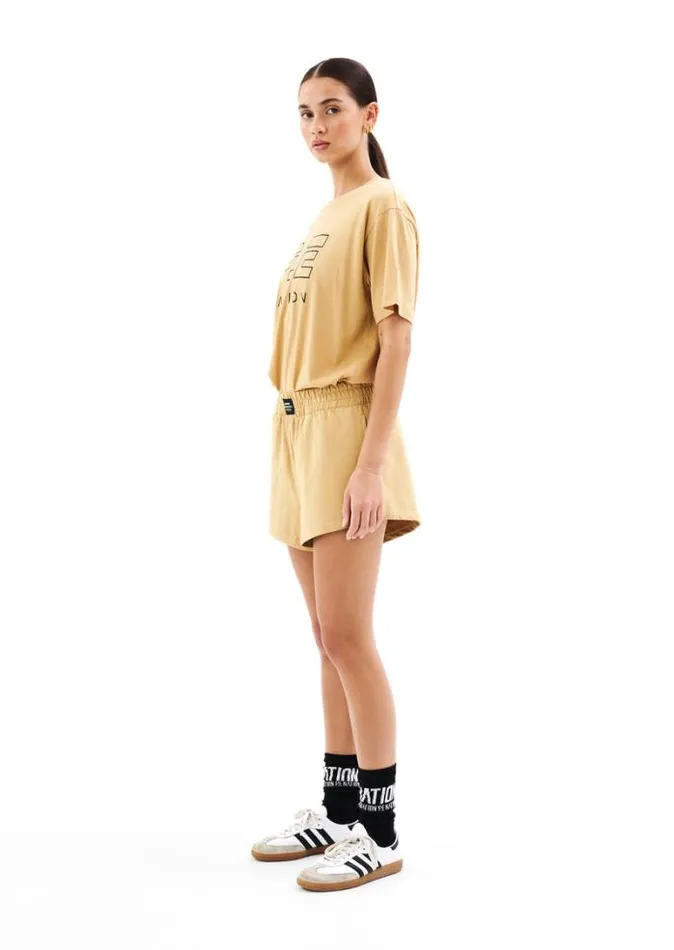 Shop HEADS UP TEE IN SAND PE Nation Tees and Tanks