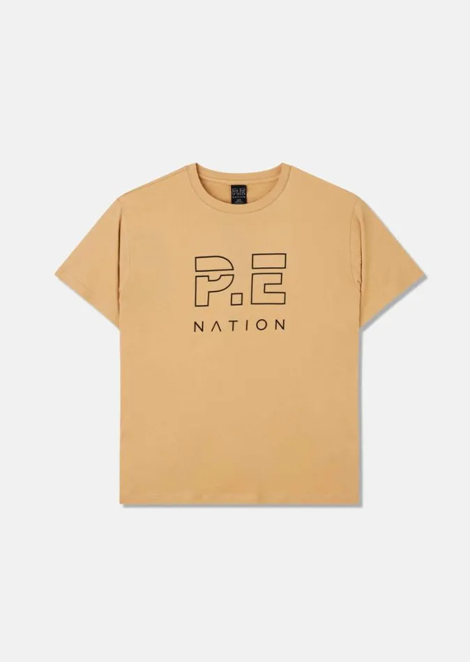 Shop HEADS UP TEE IN SAND PE Nation Tees and Tanks