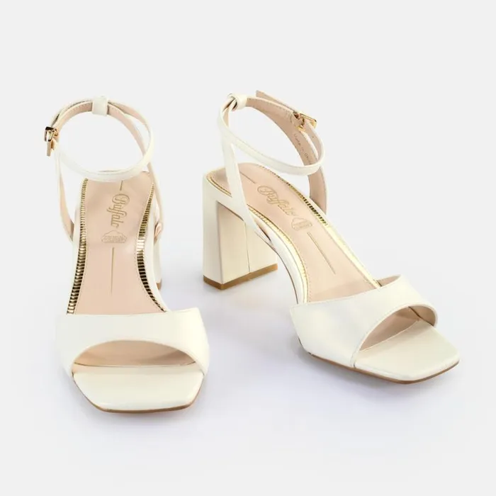 Shop Heels BUFFALO April Neat White