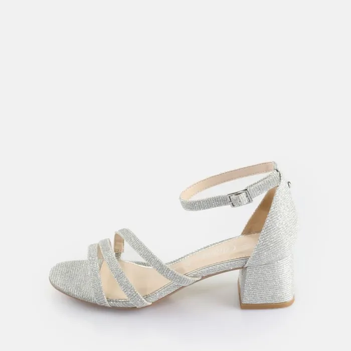 Shop Heels BUFFALO Lilly Shine Silver