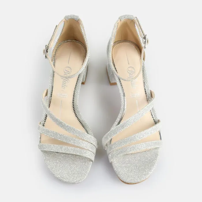 Shop Heels BUFFALO Lilly Shine Silver