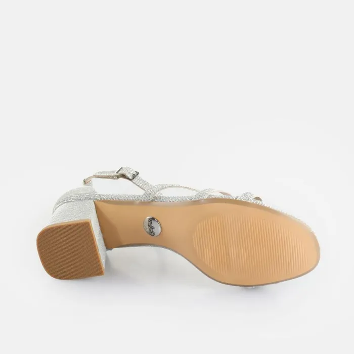 Shop Heels BUFFALO Lilly Shine Silver