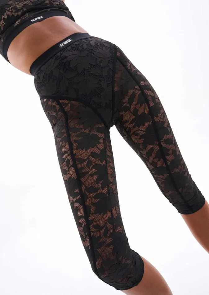 Shop HIGH LINE LEGGING IN BLACK PE Nation Leggings