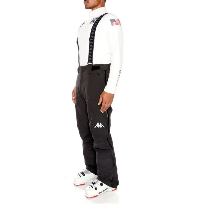 Shop Kappa Ski and Snowboard 6Cento 622 Fz Ski Pants Black