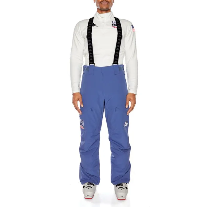 Shop Kappa Ski and Snowboard 6Cento 622P US Snowboard Pants Blue Fiord