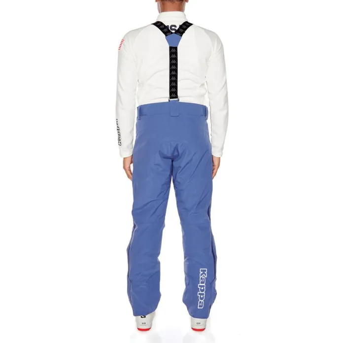 Shop Kappa Ski and Snowboard 6Cento 622P US Snowboard Pants Blue Fiord