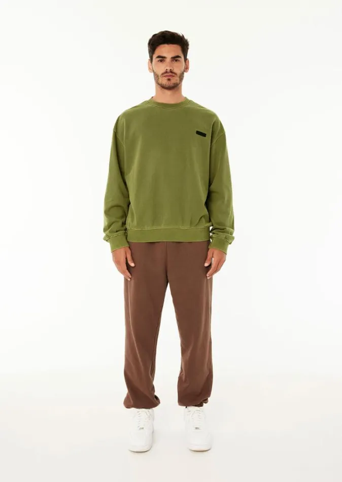 Shop KICKOUT WASHED TRACKPANT IN PINECONE PE Nation Pants