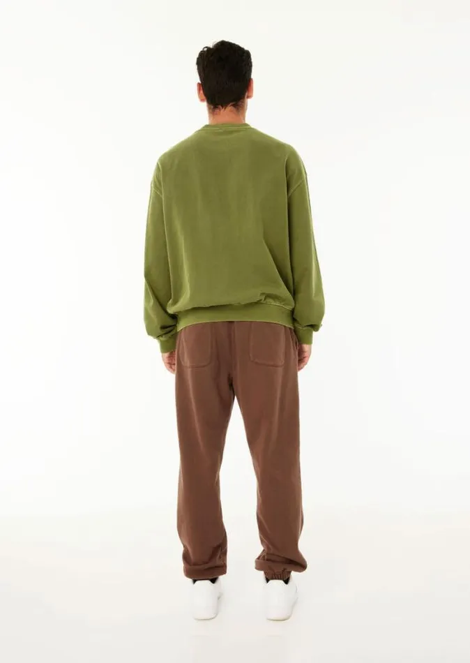 Shop KICKOUT WASHED TRACKPANT IN PINECONE PE Nation Pants