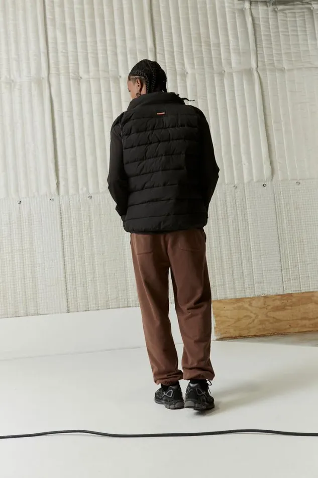Shop KICKOUT WASHED TRACKPANT IN PINECONE PE Nation Pants