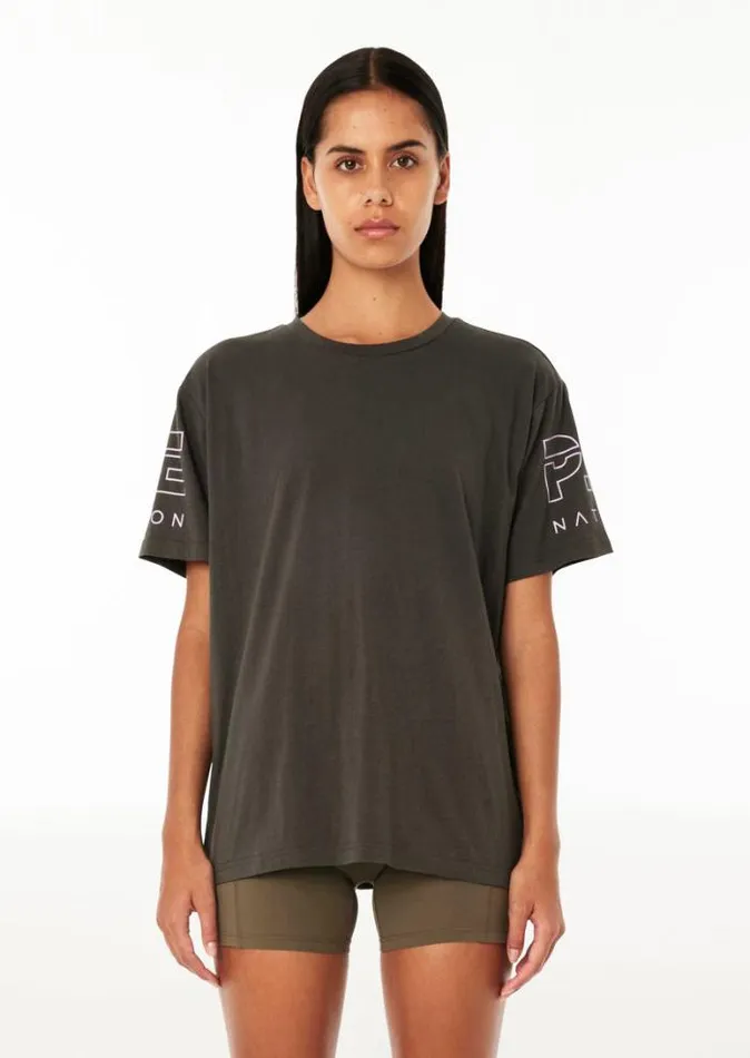 Shop MONEYBALL TEE IN DARK SHADOW PE Nation Tees and Tanks