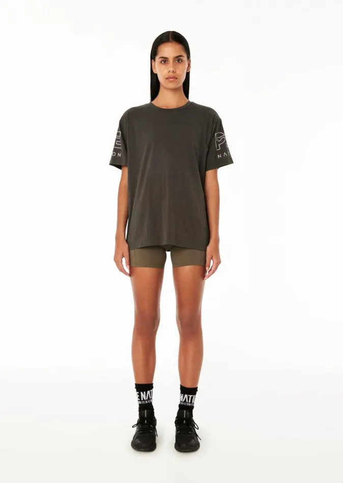 Shop MONEYBALL TEE IN DARK SHADOW PE Nation Tees and Tanks