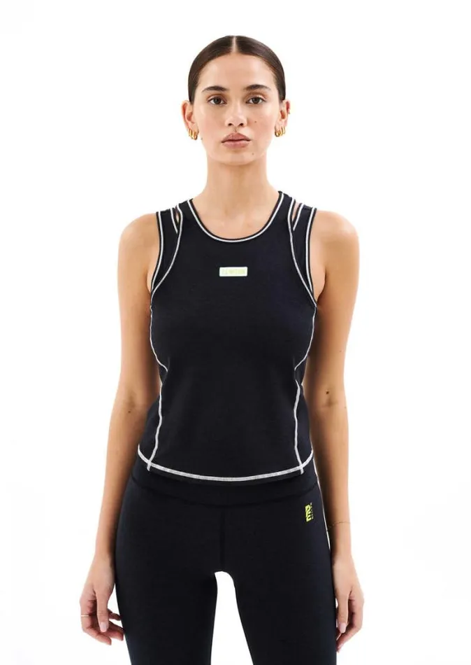 Shop ORBITAL TANK IN CHARCOAL MARL PE Nation Tees and Tanks