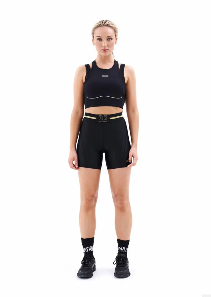 Shop RUNWAY BIKE SHORT IN BLACK PE Nation Shorts