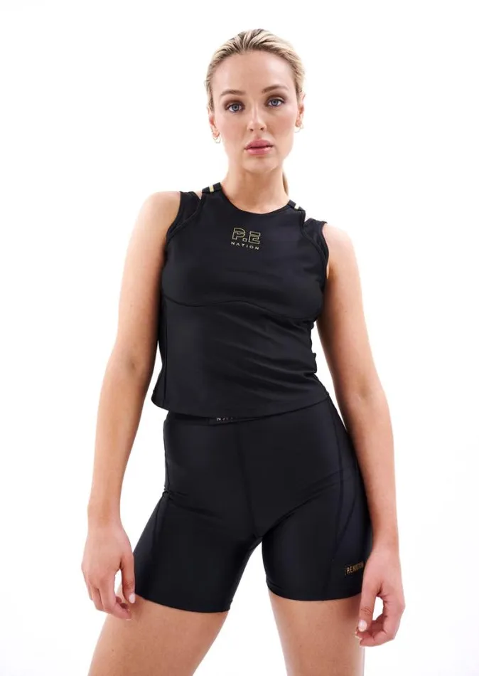 Shop RUNWAY TANK IN BLACK PE Nation Tees and Tanks