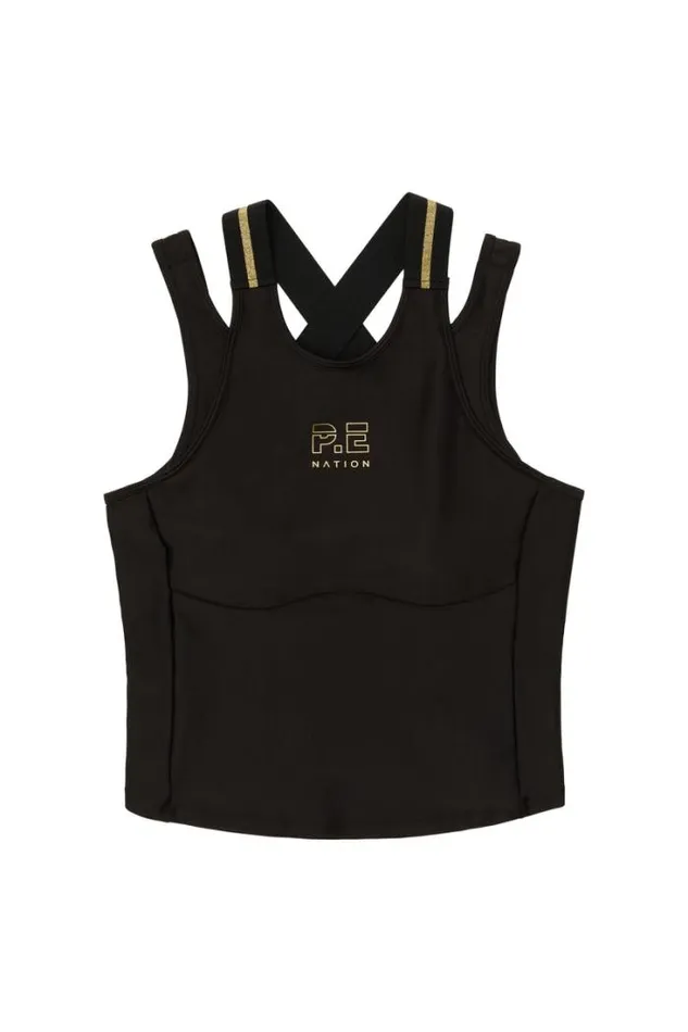 Shop RUNWAY TANK IN BLACK PE Nation Tees and Tanks