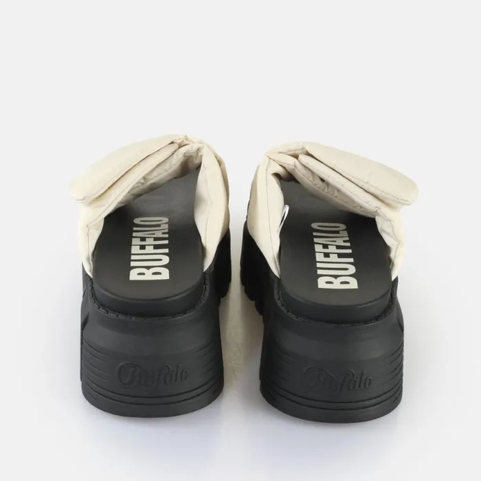 Shop Sandals and Slides BUFFALO Ava Velcross Off White