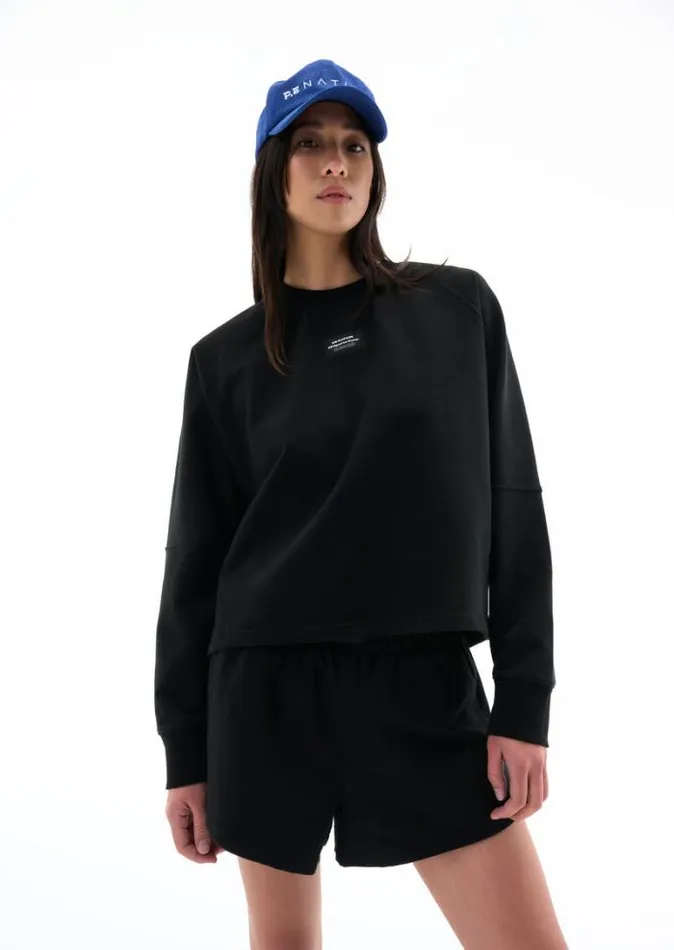 Shop SEASON POINT SWEAT IN BLACK PE Nation Sweats