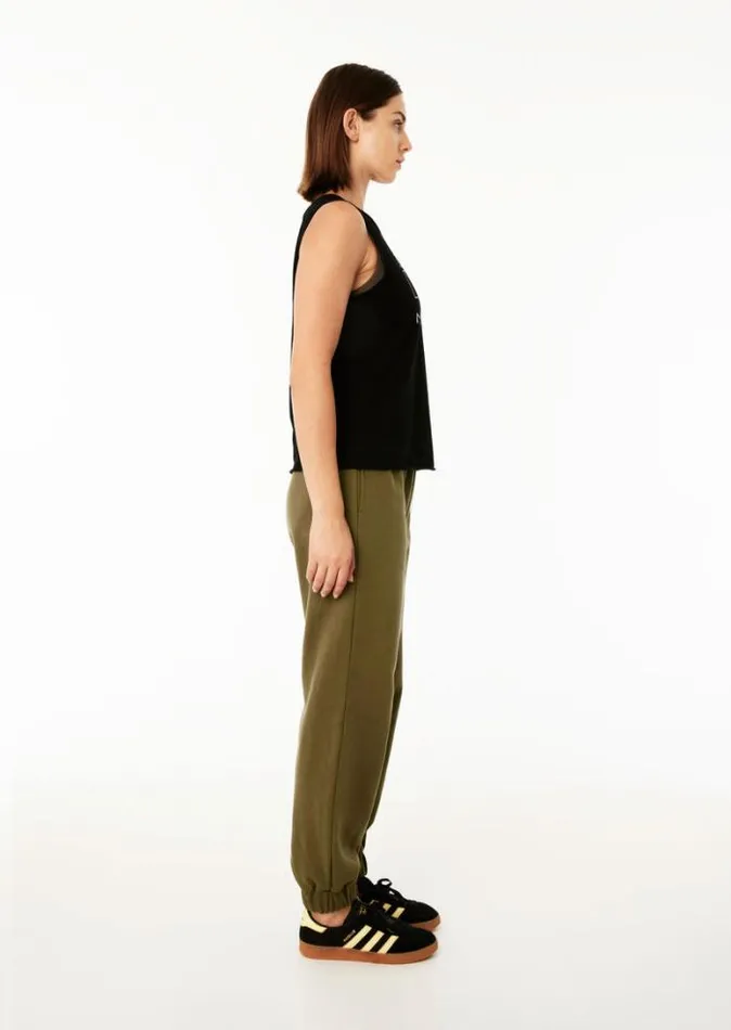 Shop SENTIMENTAL TRACKPANT IN KHAKI PE Nation Pants