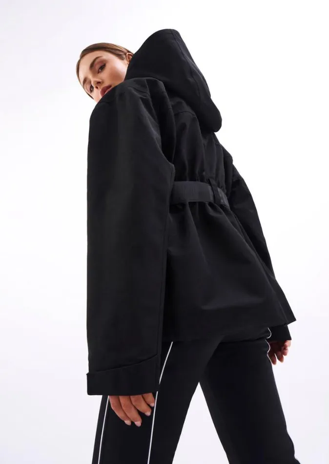 Shop SIERRA SHELL JACKET IN BLACK PE Nation Jackets