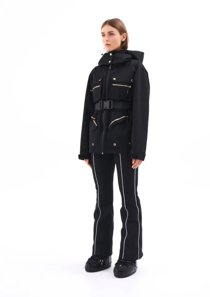 Shop SIERRA SHELL JACKET IN BLACK PE Nation Jackets