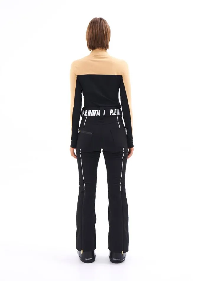 Shop SLALOM BLOCKED LONG SLEEVE TOP IN BLACK PE Nation Long Sleeve Tops