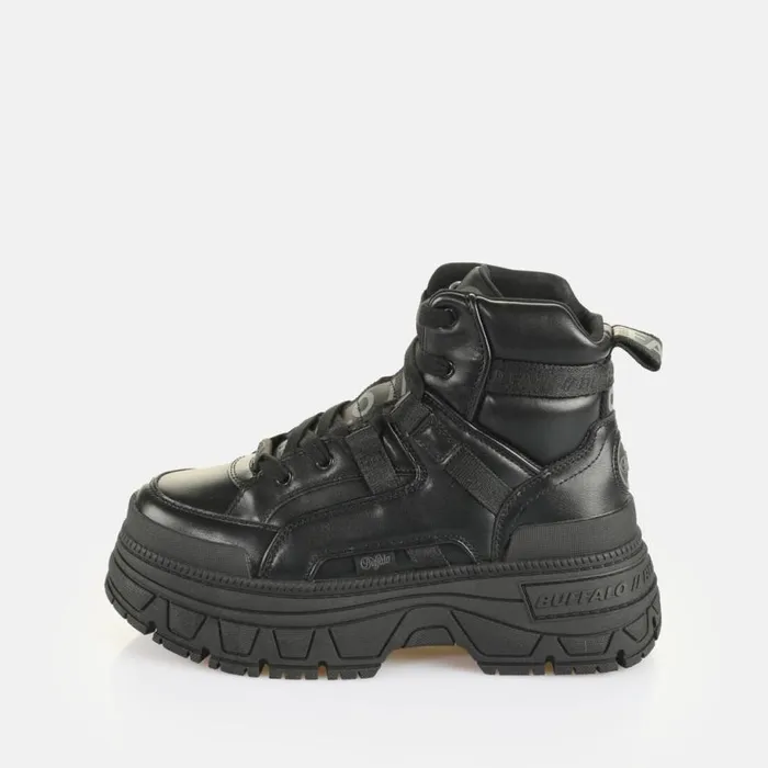 Shop Vegan Shoes BUFFALO Fusion Hyb Mid Black
