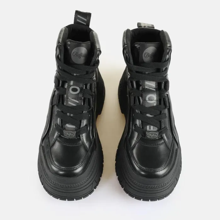 Shop Vegan Shoes BUFFALO Fusion Hyb Mid Black