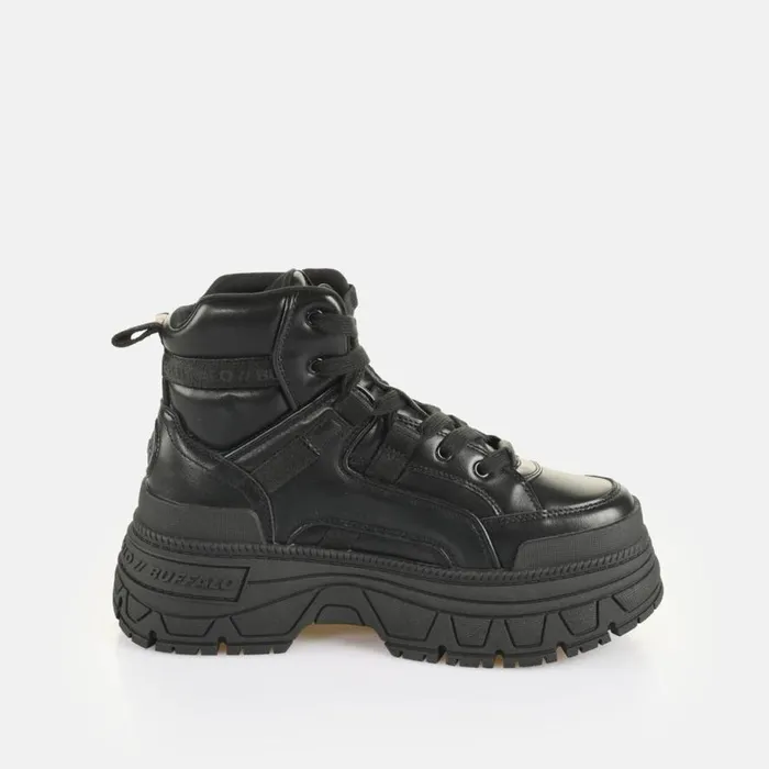 Shop Vegan Shoes BUFFALO Fusion Hyb Mid Black
