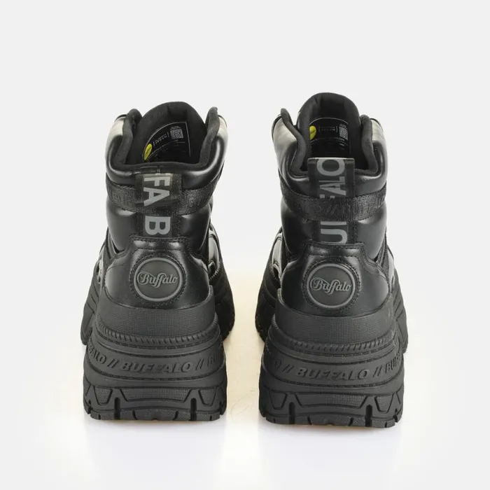 Shop Vegan Shoes BUFFALO Fusion Hyb Mid Black